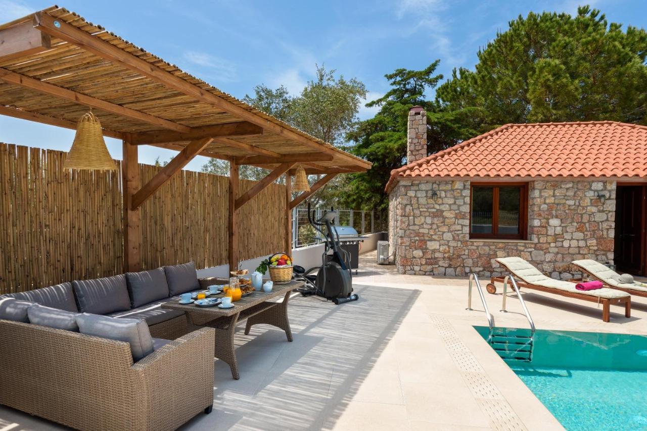 Villa Filerolia Stone House Pastida Exterior foto